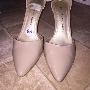 Nude pumps. EUC